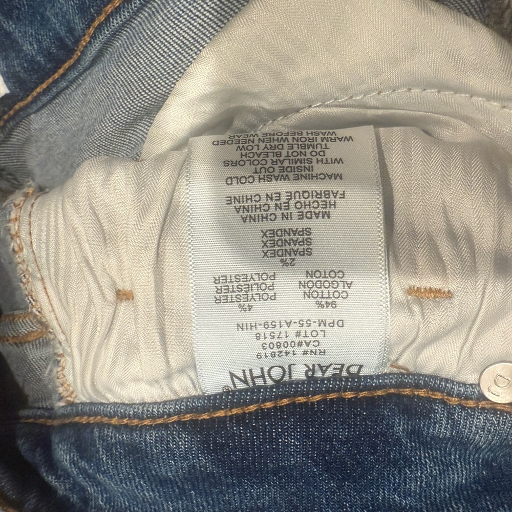 Dear John Blue High-Rise Button-Fly Jeans - Picture 4 of 5